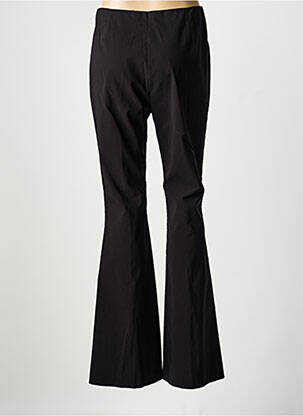 Pantalon evazat talie elastică talie înaltă negru LIVIANA CONTI femeie