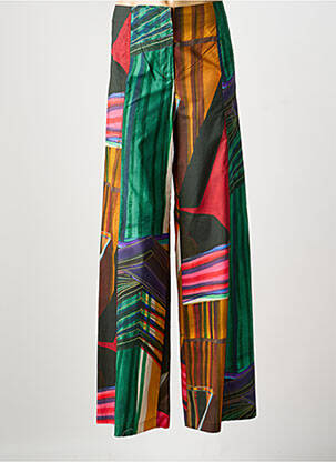 Pantalon larg verde LIVIANA CONTI femeie