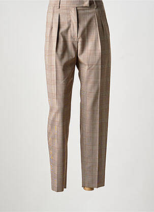Pantalon 7/8 talie înaltă talie înaltă maro MAX MARA femeie
