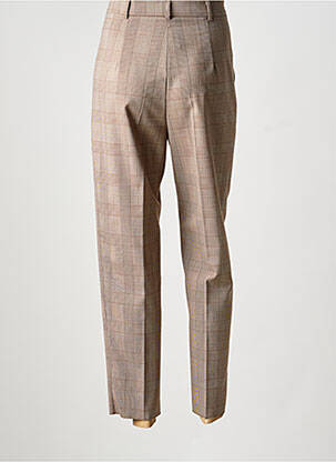 Pantalon 7/8 talie înaltă talie înaltă maro MAX MARA femeie