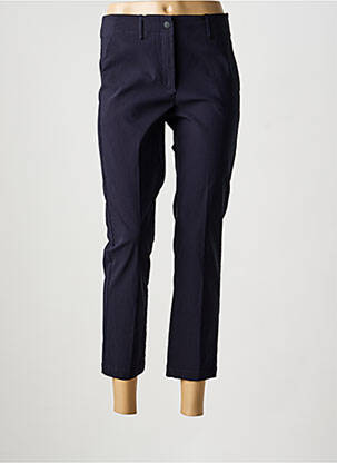 Pantalon 7/8 țesătură poplin mărime normală albastru LIVIANA CONTI femeie