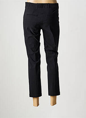 Pantalon 7/8 țesătură poplin mărime normală negru LIVIANA CONTI femeie