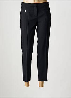 Pantalon 7/8 talie cu cleme mărime normală negru ICEBERG femeie