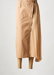 Fustă lungă croială asimetrică roz SPORTMAX femme