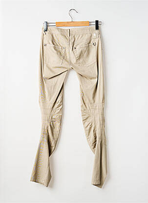 Pantalon slim talie joasă talie joasă bej HIGH femeie