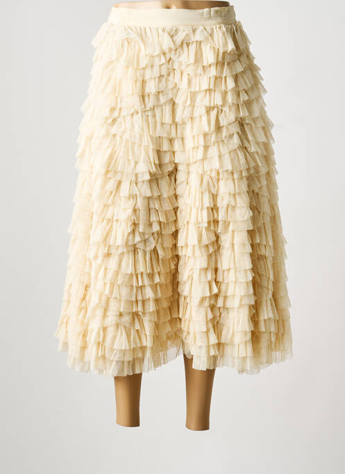 Fustă lungă bej DOLCE & GABBANA femeie