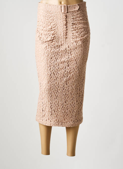 Fustă lungă roz N°21 femeie