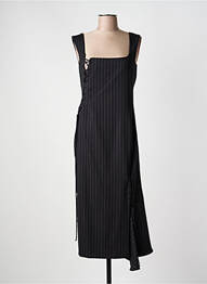 Rochie midi fără mâneci fără mâneci negru SPORTMAX femme