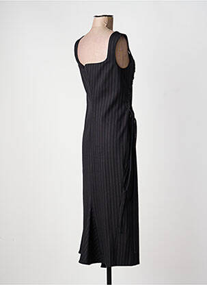 Rochie midi fără mâneci fără mâneci negru SPORTMAX femeie