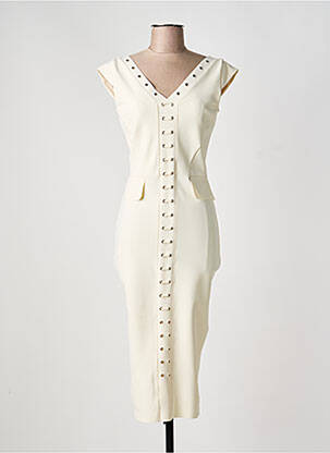 Rochie midi bej CHIARA BONI femeie