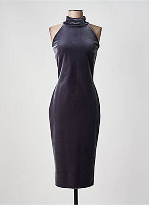 Rochie midi gri CHIARA BONI femeie