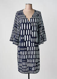 Rochie scurtă mâneci 3/4 mâneci 3/4 albastru CAROLINE BISS femme