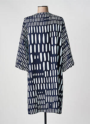 Rochie scurtă mâneci 3/4 mâneci 3/4 albastru CAROLINE BISS femeie