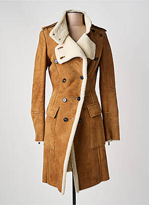 Palton lung maro BARBARA BUI femeie