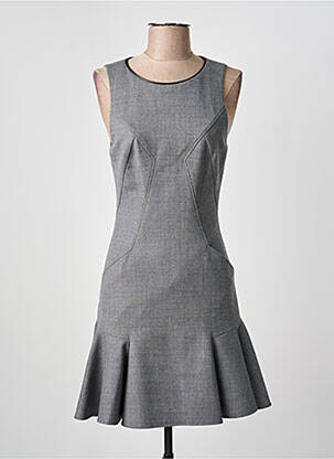 Rochie scurtă gri BARBARA BUI femeie