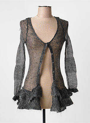 Vestă cu mâneci lungi gri ERMANO femeie