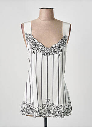 Top alb ERMANNO SCERVINO femeie