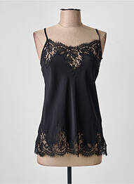 Top elasticitate bretele subțiri negru ERMANNO SCERVINO femme