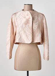 Jachete elegante guler rotund roz PAULE KA femme