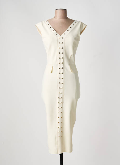 Rochie midi bej CHIARA BONI femeie