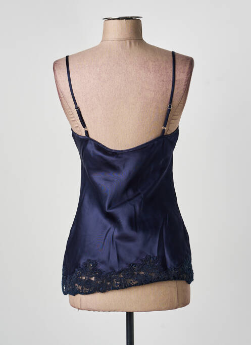 Top albastru ERMANNO SCERVINO femeie