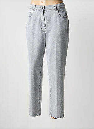 Blugi cu croială dreaptă elasticitate mărime normală gri PESERICO femme