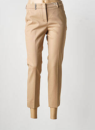 Pantalon 7/8 elasticitate mărime normală maro PESERICO femme