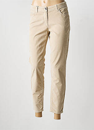 Pantalon slim elasticitate mărime normală bej LAUREL femeie
