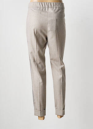 Pantalon 7/8 elasticitate mărime normală bej LAUREL femeie