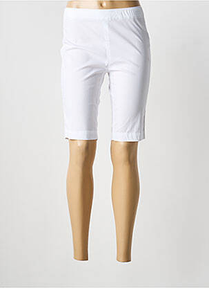 Bermudă talie elastică mărime normală alb LIVIANA CONTI femme