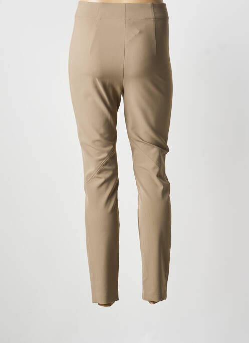 Pantalon slim țesătură poplin mărime normală maro RIANI femme