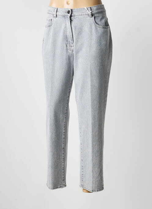 Blugi cu croială dreaptă elasticitate mărime normală gri PESERICO femme