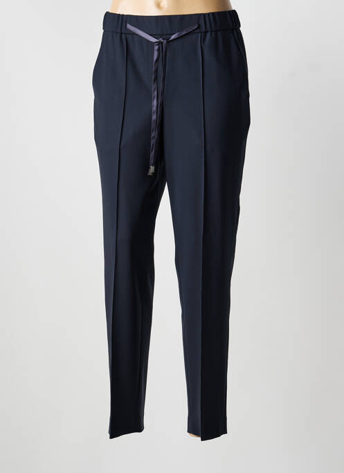 Pantalon slim talie elastică mărime normală albastru PESERICO femme