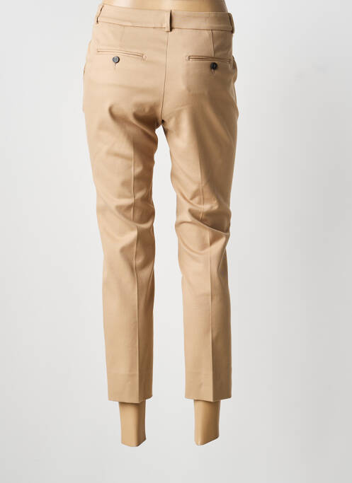 Pantalon 7/8 elasticitate mărime normală maro PESERICO femme