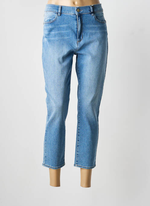 Pantalon trei sferturi croială dreaptă mărime normală albastru RIANI femme