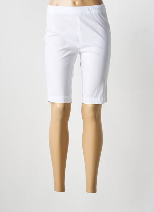 Bermudă talie elastică mărime normală alb LIVIANA CONTI femme