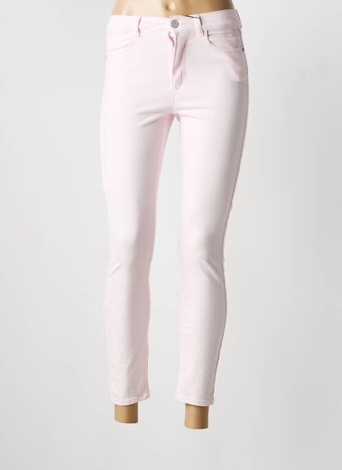 Pantalon 7/8 elasticitate mărime normală roz RIANI femme