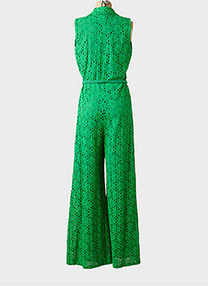 Salopetă-pantalon fără mâneci fără mâneci verde CAROLINE BISS femeie