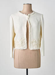 Jachete casual guler rotund alb ERMANNO SCERVINO femme