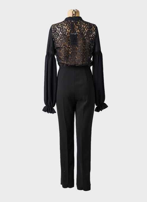 Salopetă-pantalon închidere cu nasturi pe față mâneci lungi negru ERMANNO SCERVINO femme
