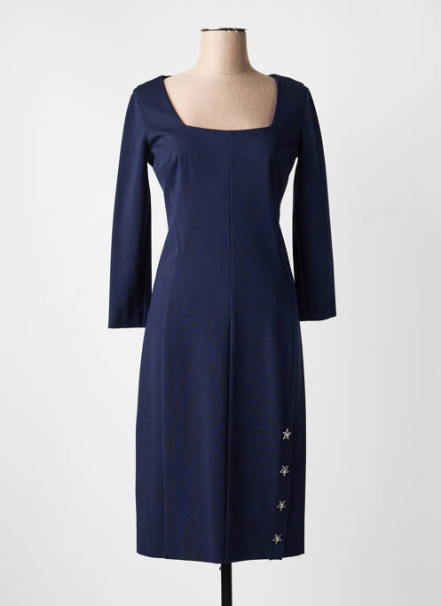 Rochie midi mâneci lungi mâneci lungi albastru ICEBERG femme
