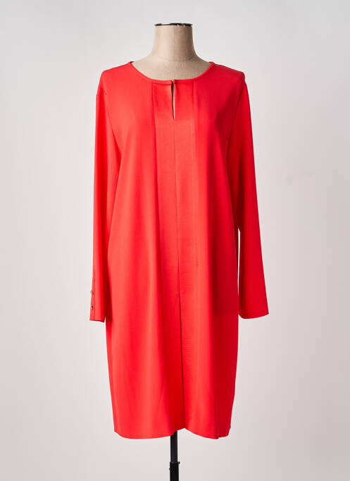 Rochie midi mâneci lungi mâneci lungi roșu LAUREL femme