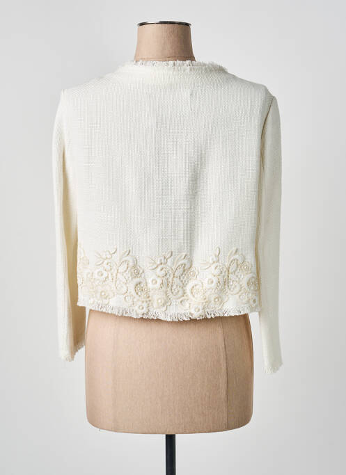 Jachete casual guler rotund alb ERMANNO SCERVINO femme