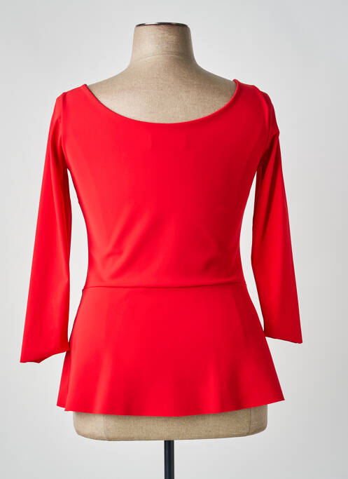 Top croială cambrată mâneci lungi roșu CHIARA BONI femme