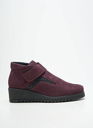 Botine/ghete toc de 4 la 6 cm violet HIRICA femeie