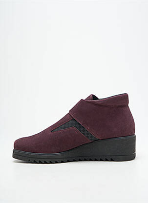 Botine/ghete toc de 4 la 6 cm violet HIRICA femeie