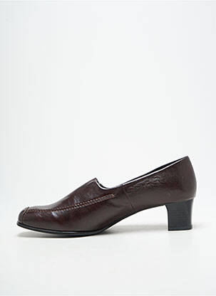 Pantofi cu toc toc pătrat toc de 4 la 6 cm maro DORNDORF femeie