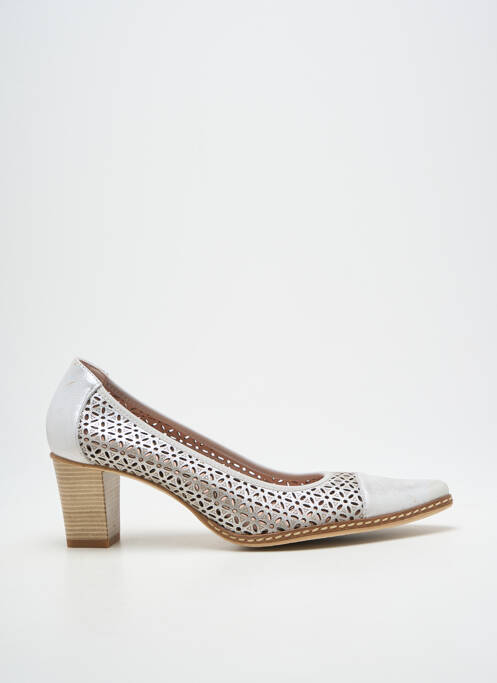 Pantofi cu toc argintiu DORKING femeie