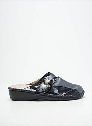 Mulete/Saboți negru LA PLUME femeie