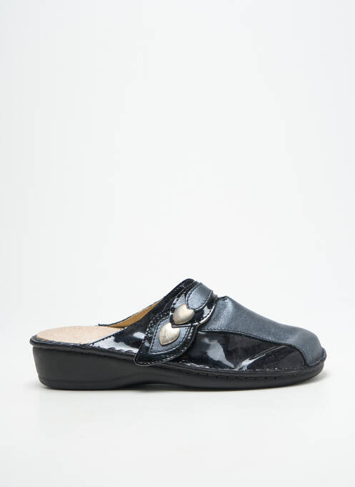 Mulete/Saboți negru LA PLUME femeie